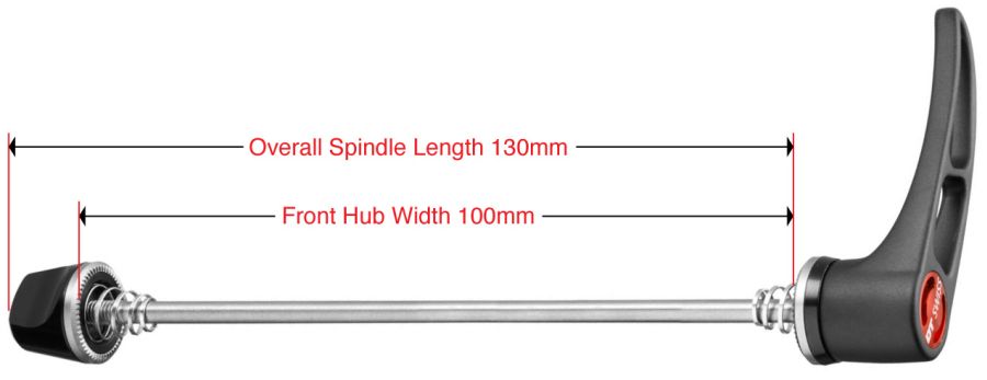 thru axle diameter